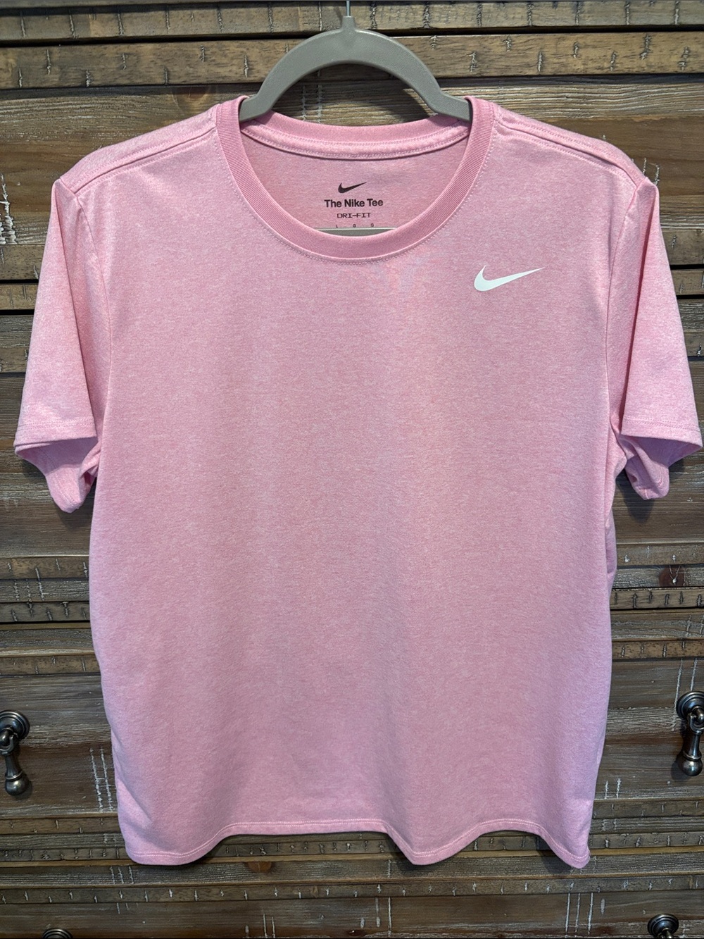 Nike Women’s Light Pink Dri-FIT Short Sleeve Tee